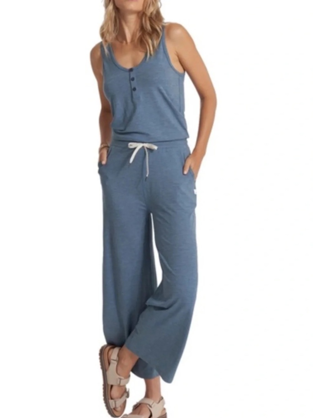 Vuori Wide Leg Jumpsuit XL